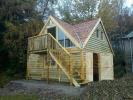 Log Cabin Post & Beam Garage Made To Measure And Custom Projects