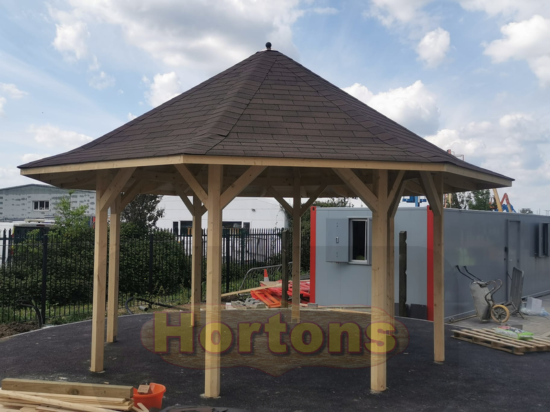 Bertsch Holzbau Helena 4 – 4.5m octagonal gazebo_3