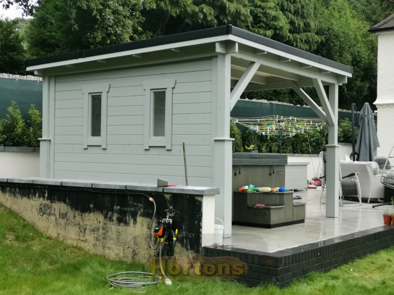 Hortons pent roof wooden gazebos - full pricing table