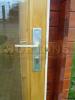 Half glazed standard cabin single glazed single door