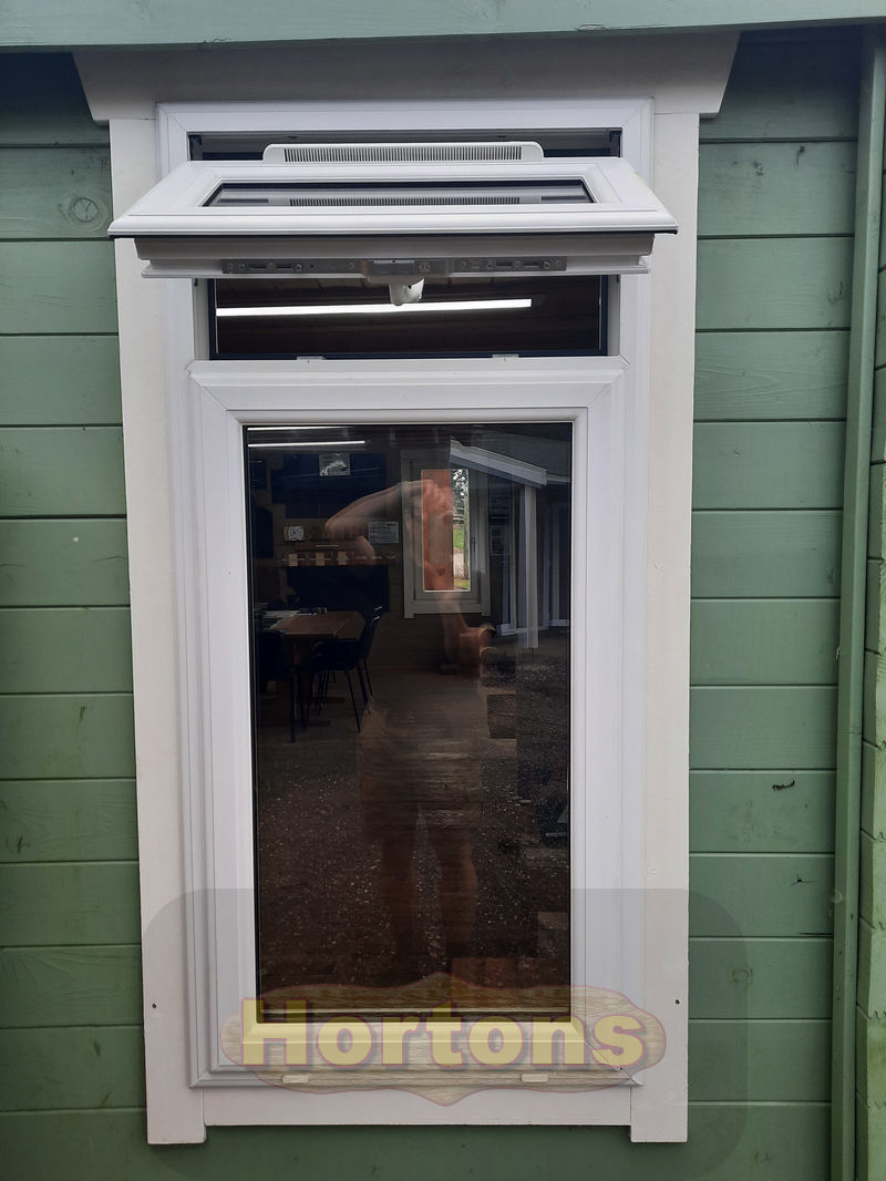 Add a uPVC fanlight to a window