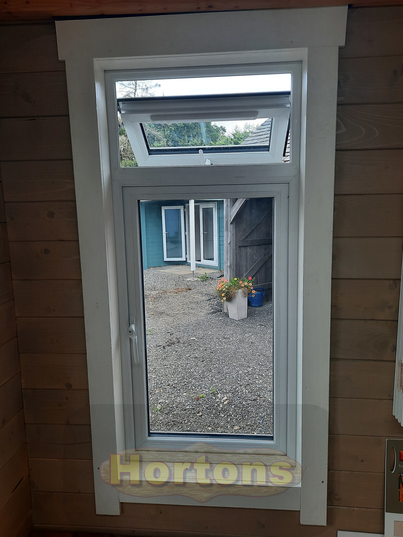 Add a uPVC fanlight to a window