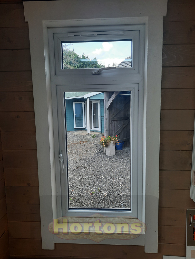 Add a uPVC fanlight to a window