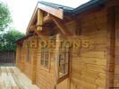 69 sq m Lillehammer log house 70-70mm logs