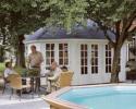 5.25 x 3.85m Lugarde Prima Nadine Oval Summerhouse