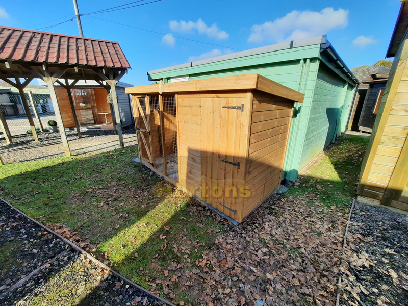 10ft x 4ft Kennel & Run - Click Image to Close