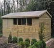 Log Cabin 8' X 8' Apex Extra Strong Pressure Treated Workshop