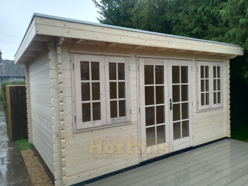 4.5m x 3m Woodpro log cabin_1