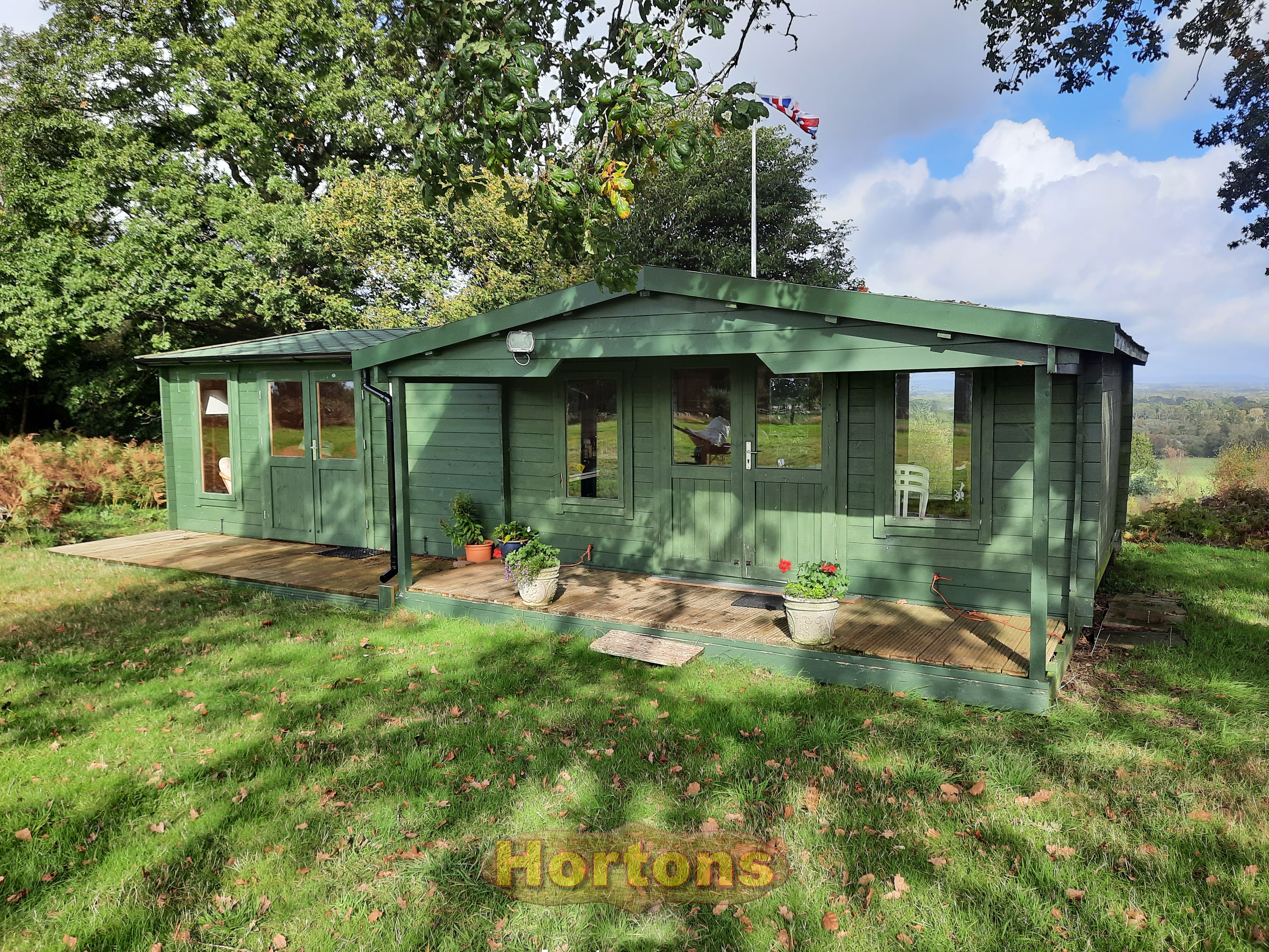 5x5m log cabin extension 4