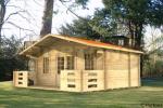 5x3m Brandon 28mm log cabin