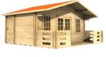 5x3m Brandon 28mm log cabin