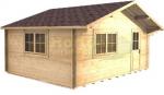 28mm Gloucester 5x4m log cabin