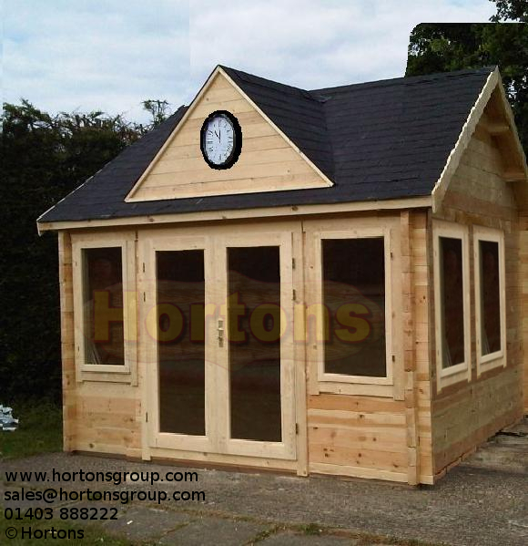 Log Cabin Mini Clockhouse 45mm 4x4m Log Cabin