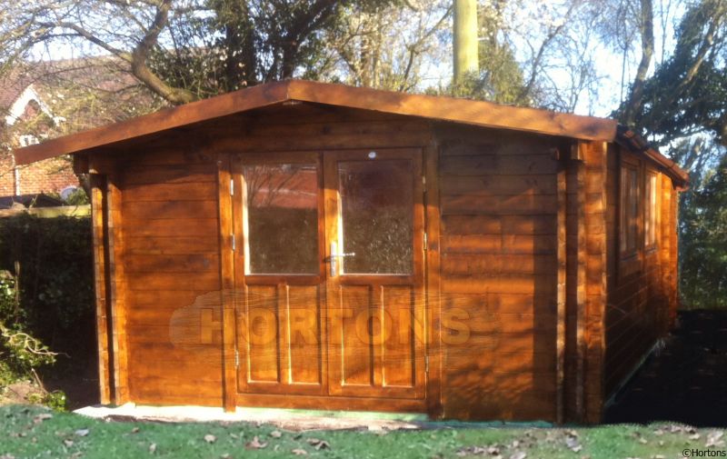 Log Cabin Upminster 28mm  4 X 6 Log Cabin
