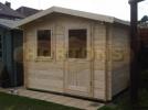 3x2m log cabin 28mm Haywards