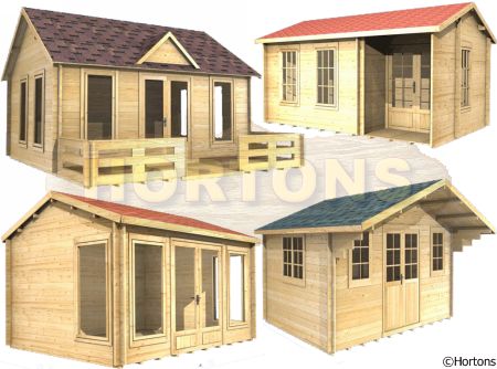 Up to 5m Log Cabin width
