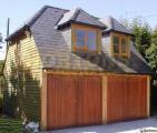 Post & Beam Lock jointed double room over timber garages