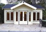 6 x 3.5m Brooklyn Lugarde 44mm Log Cabin